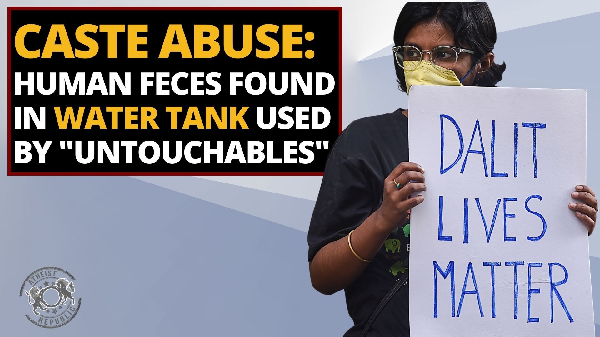 Caste Abuse Human Feces Found in Water Tank Used by "Untouchables"